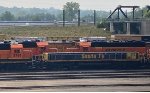 Santa Fe SD40 slug at BNSF Northtown yard MPls MN 2023